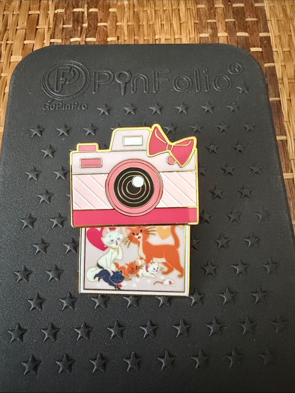 Aristocats - BoxLunch Cats & Dogs Camera Enamel Pin